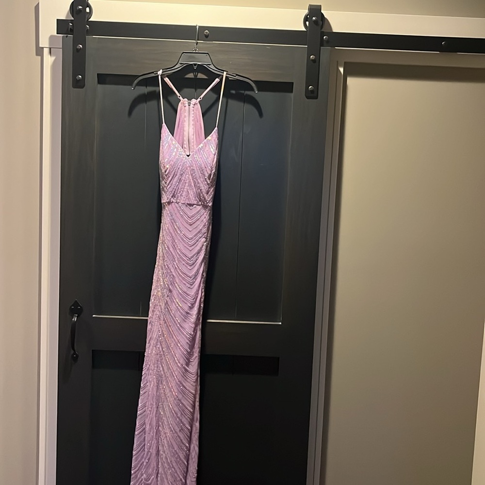 Size medium lavender Emerald Sundae prom dress.